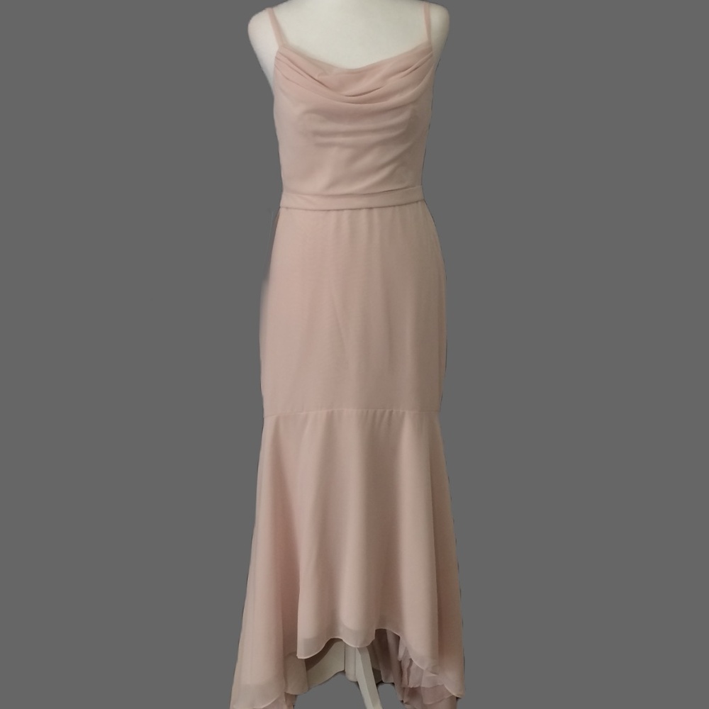 Azazie Blushing Pink in Summer